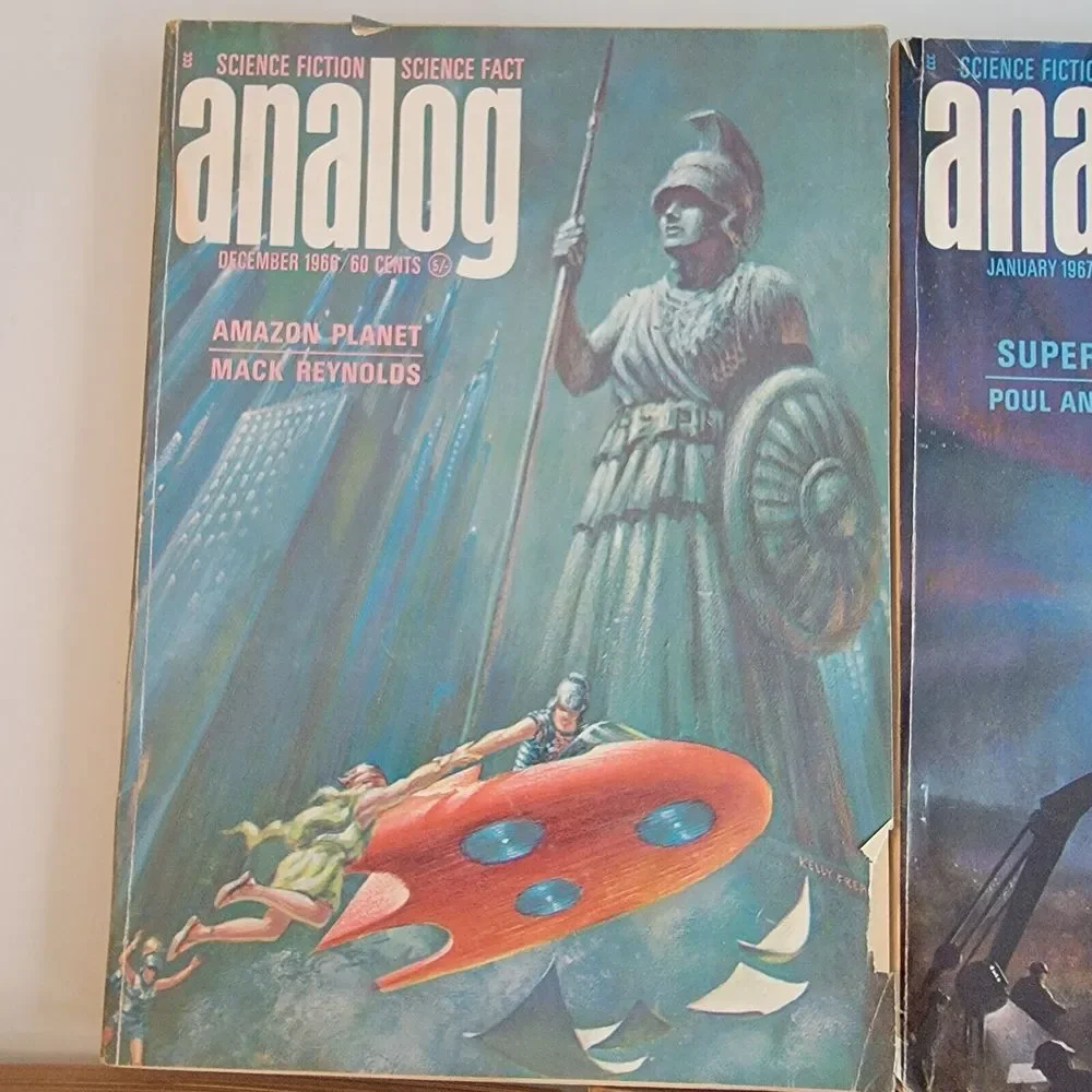 1966 Science Fiction Book Lot 5 Analog Paperbook‎ Books